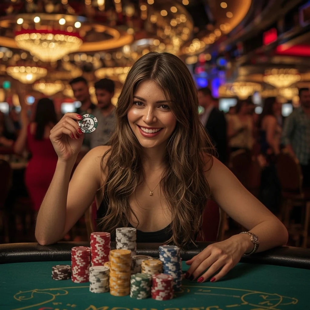 man holding a bonus at Nomini Casino