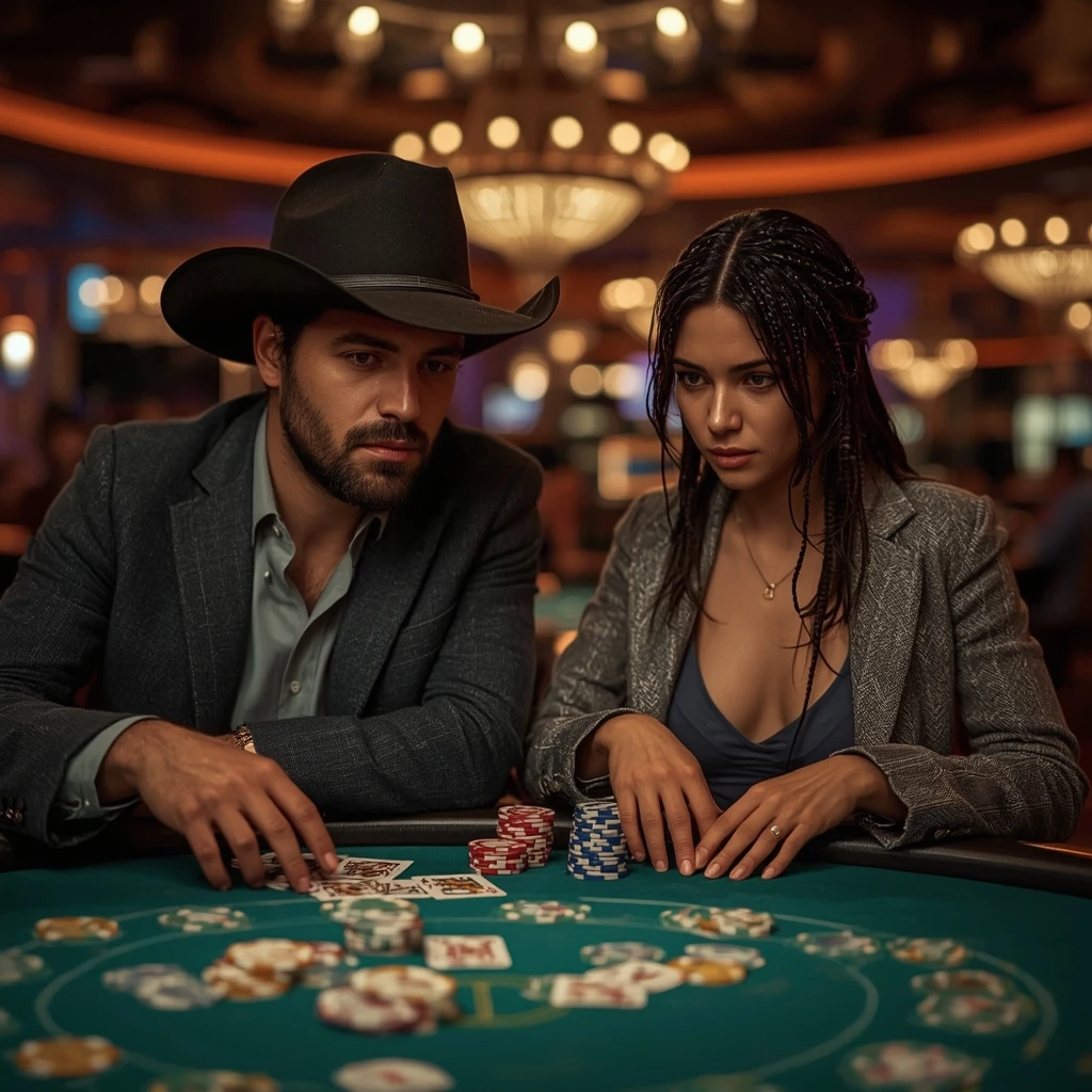 photo of two poker players NOMINI CASINO